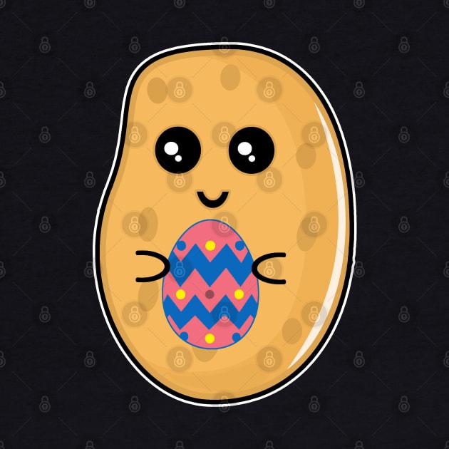 Potato with Easter Egg by LunaMay